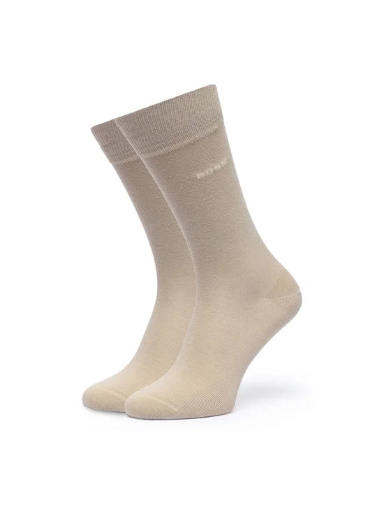 Hugo Boss miesten sukat 2P RS Uni CC Socks, beige