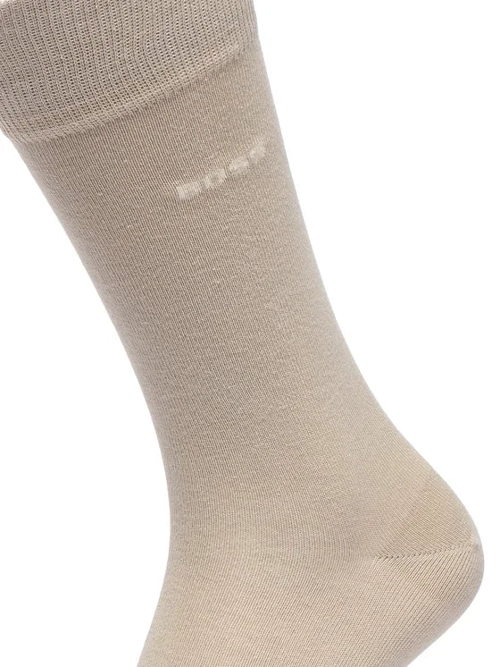 Hugo Boss miesten sukat 2P RS Uni CC Socks, beige