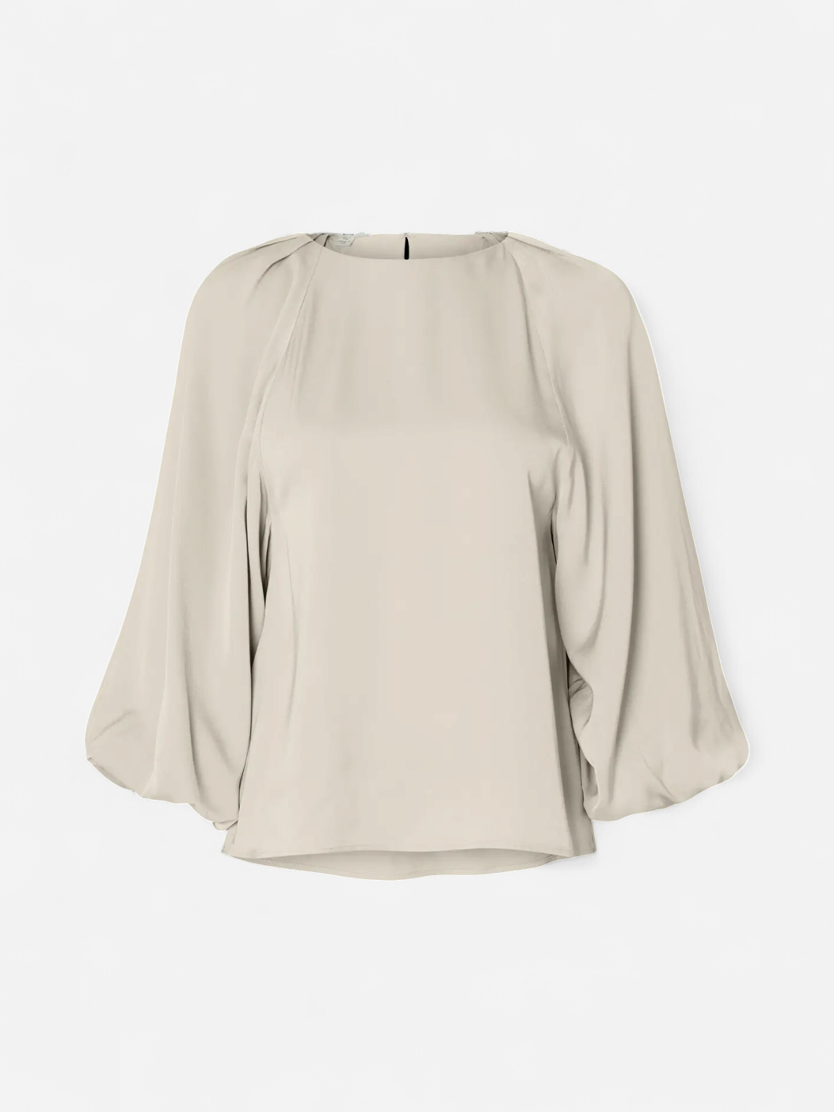 Selected Femme naisten pusero SLFLaurina 3/4 Top noos, Birch - Kekäle.fi