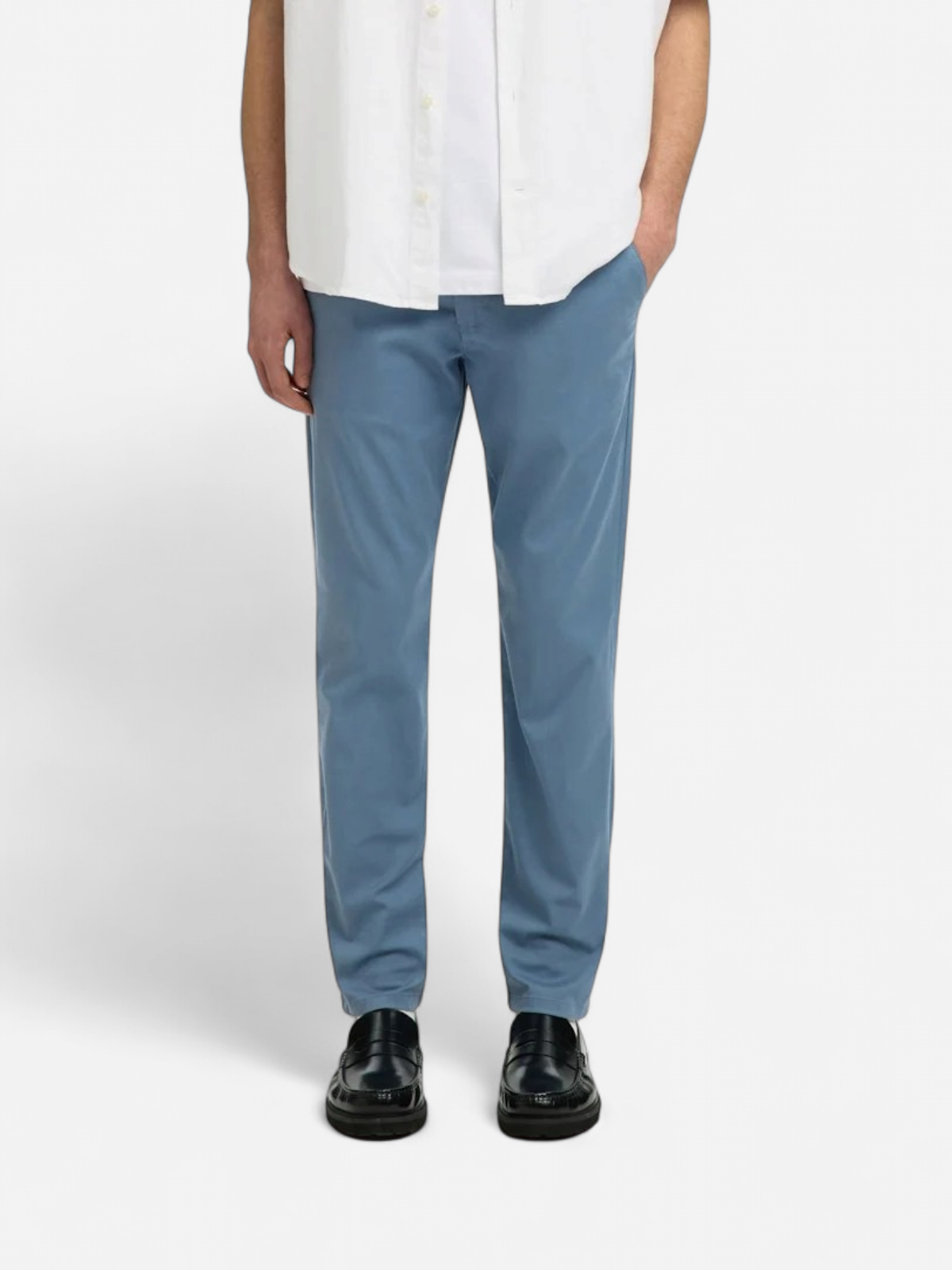 Selected miesten housut SLH175-SLIM NEW MILES FLEX PANT NOOS, Blue Mirage - Kekäle.fi