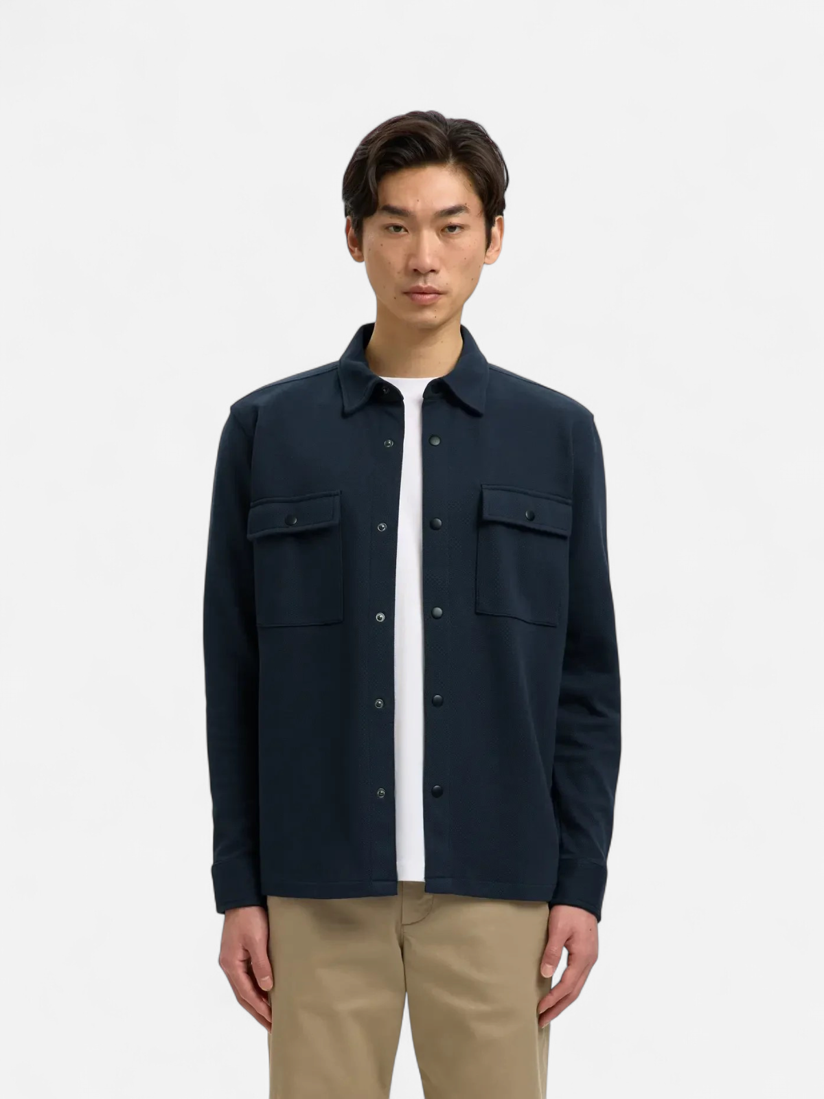 Selected miesten paitatakki SLHJACKIE SWEAT JACKET NOOS, Navy Blazer - Kekäle.fi