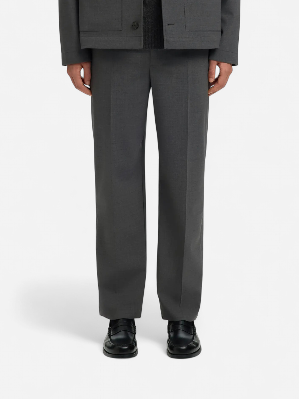 Selected miesten housut SLHLOOSE-MAGS TRS EX, Asphalt - Kekäle.fi
