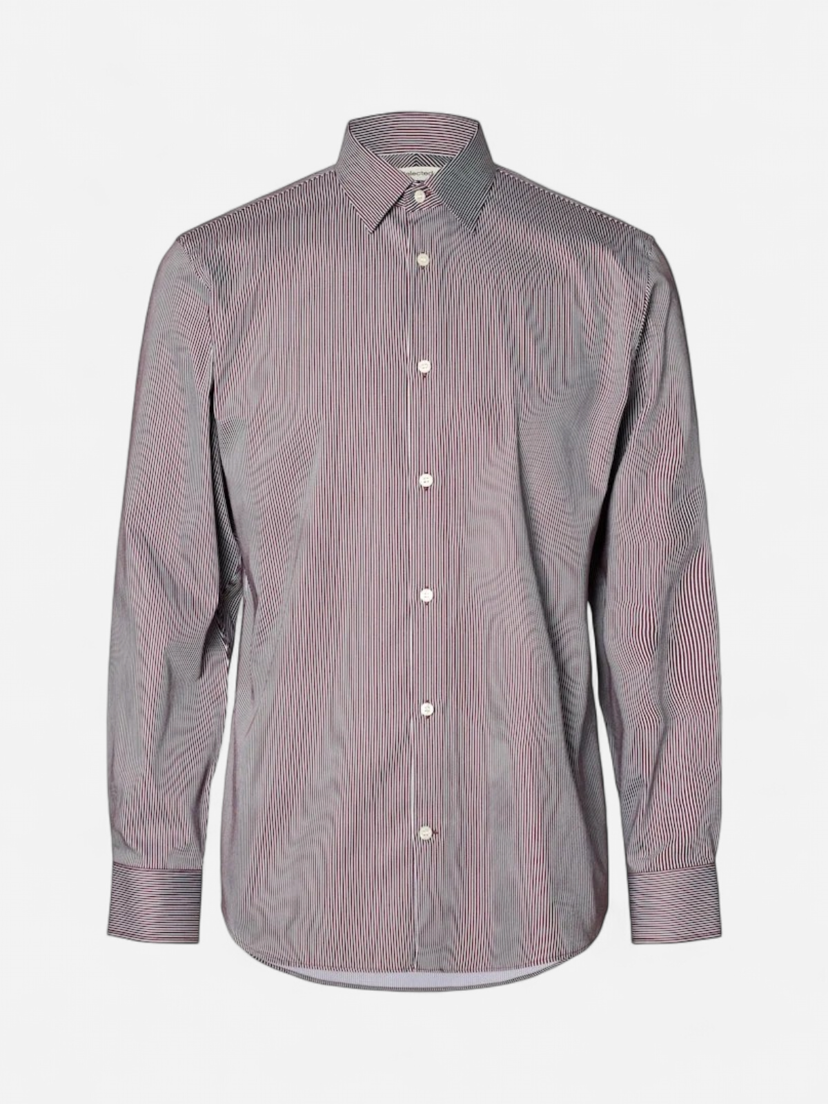 Selected miesten kauluspaita Slim Performance Shirt LS Noos, Tawny Port - Kekäle.fi