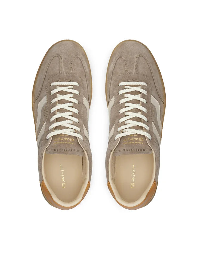 Gant miesten tennarit Cuzmo Suede Sneaker, ruskeanharmaa