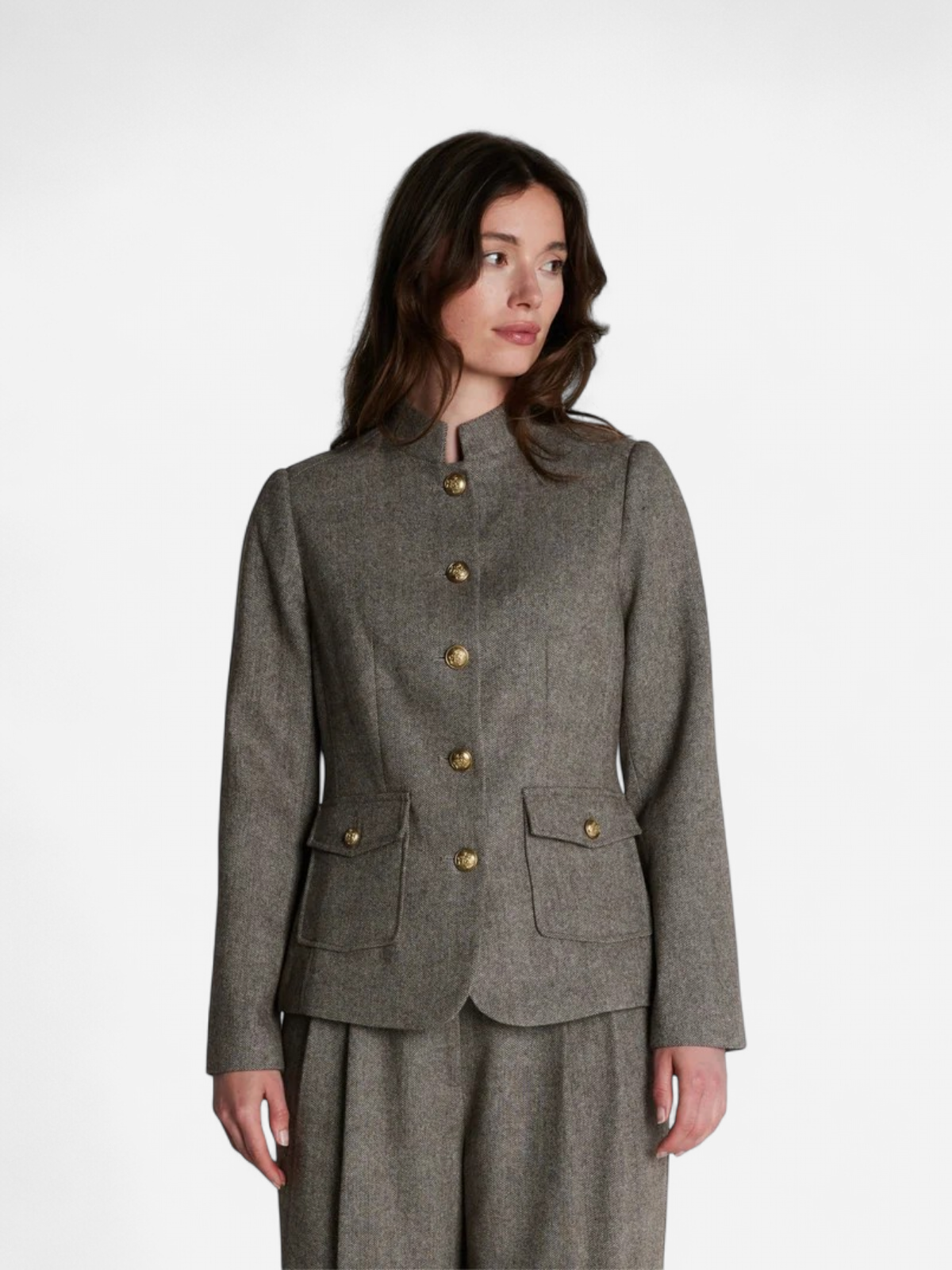 Philosophy Blues Original naisten bleiseri Softie Blazer, ruskea - Kekäle.fi