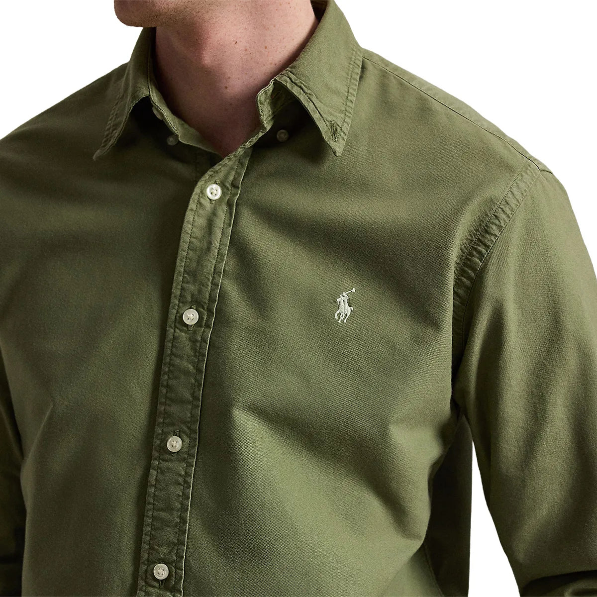 Polo Ralph Lauren miesten kauluspaita RL Classic Oxford Shirt, khaki