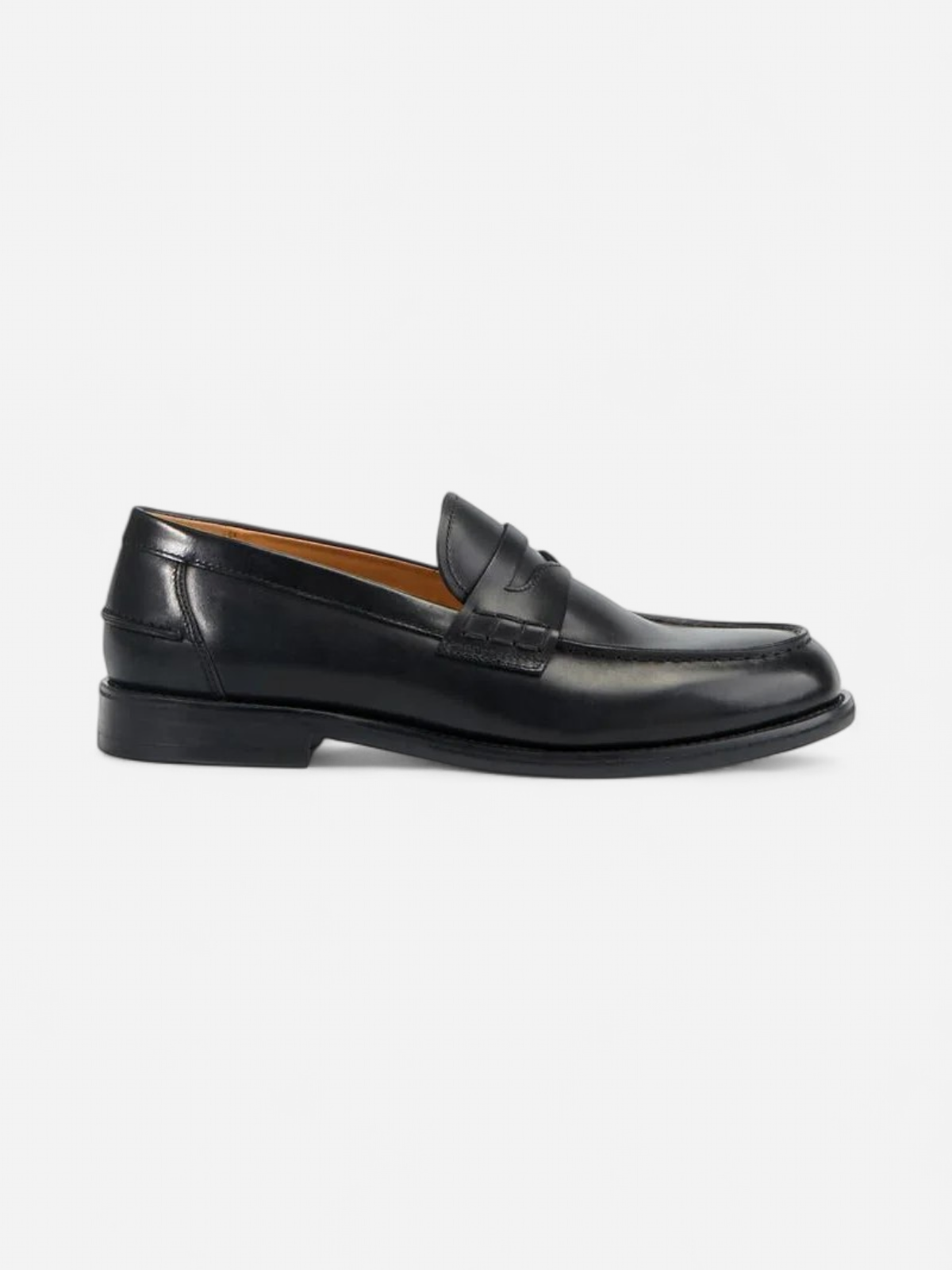 STEVEN LOAFER LEATHER MUSTA - Kekäle.fi