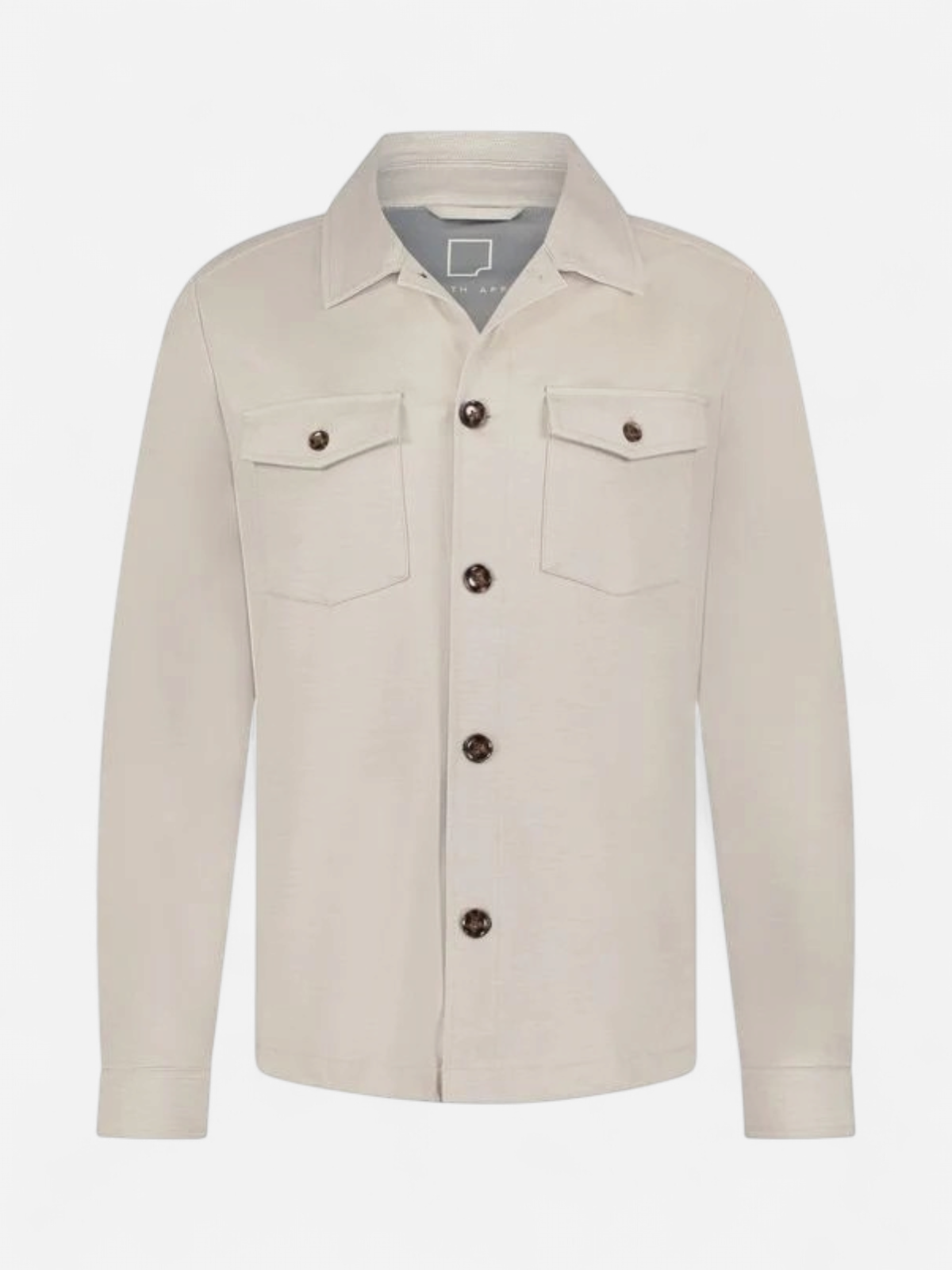 Born with Appetite miesten paitatakki Stretch Overshirt, hiekka - Kekäle.fi