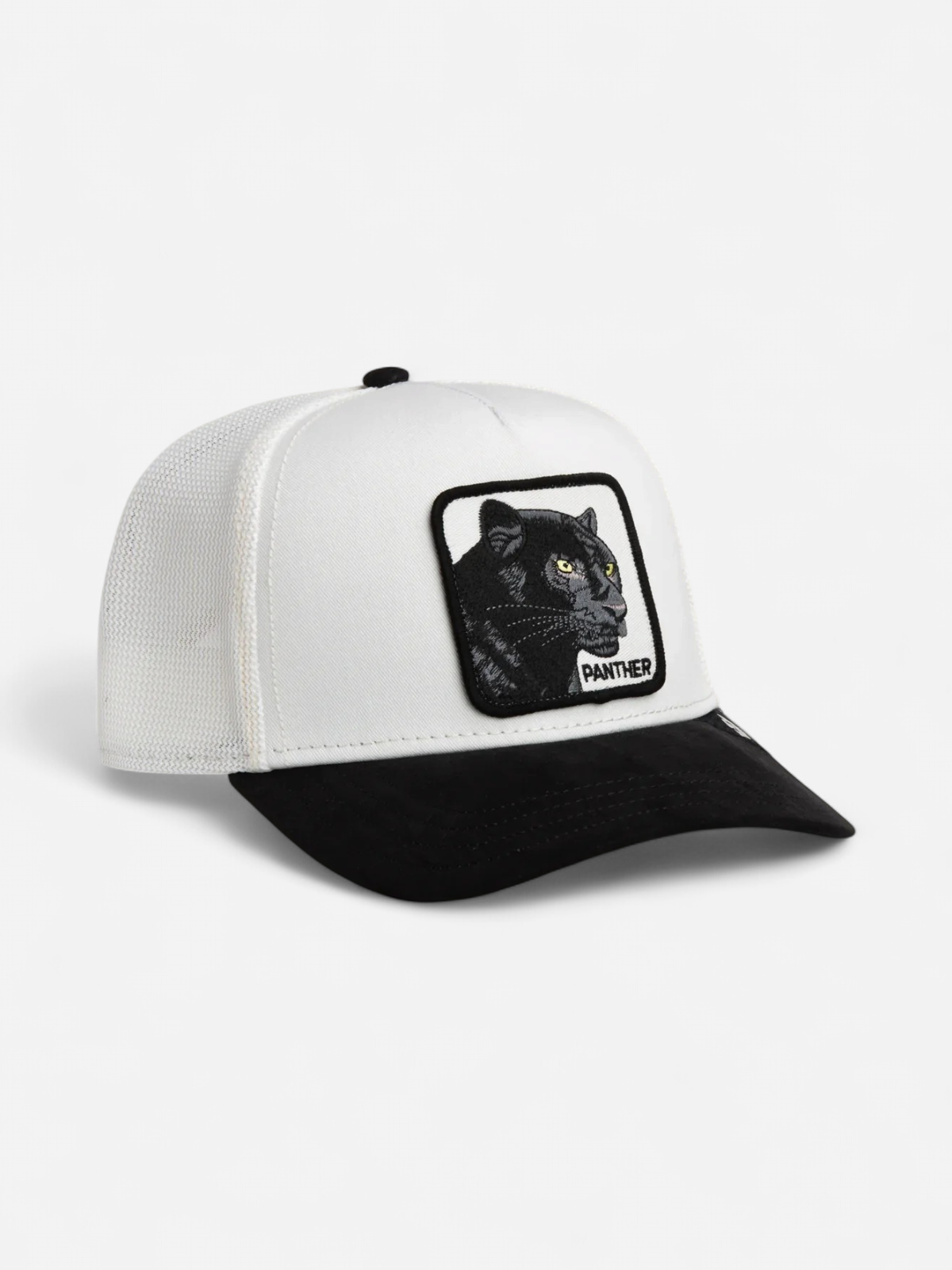 Goorin Bros lippis Suede Black Panther Trucker, valkoinen - Kekäle.fi