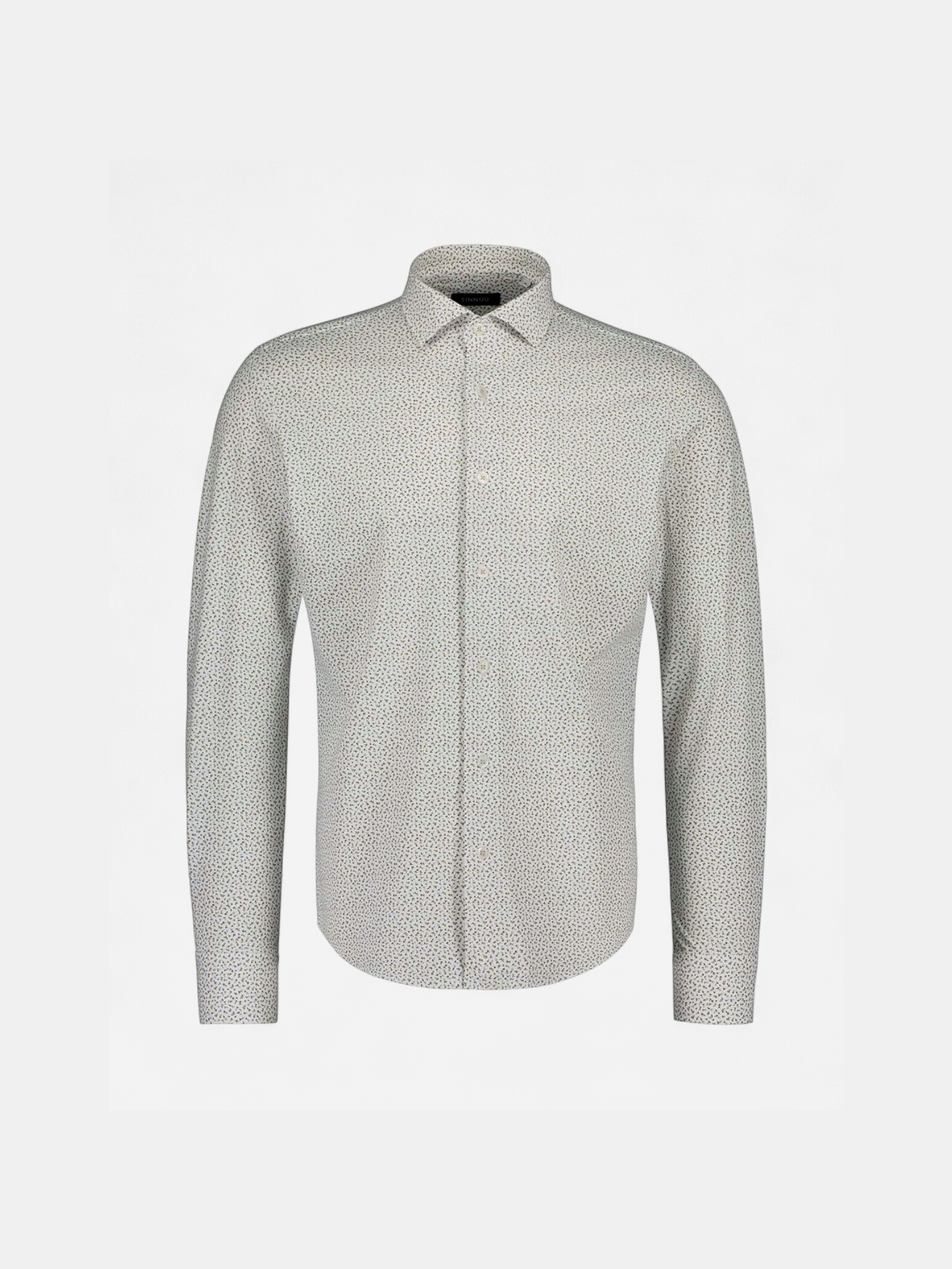 Sinnuu miesten kauluspaita Technical Performance Shirt Flower, kuosillinen beige - Kekäle.fi