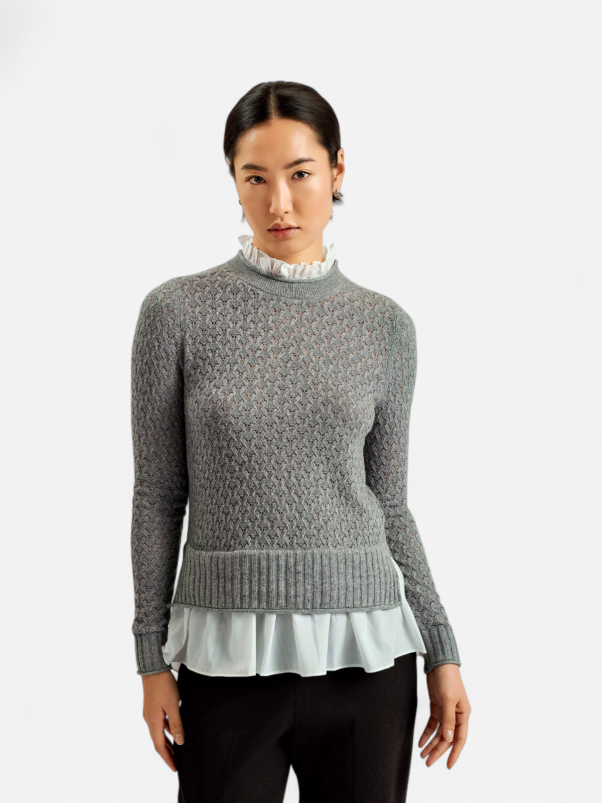 Ted Baker Naisten Neule, HOLINA Vaaleanharmaa - Kekäle.fi