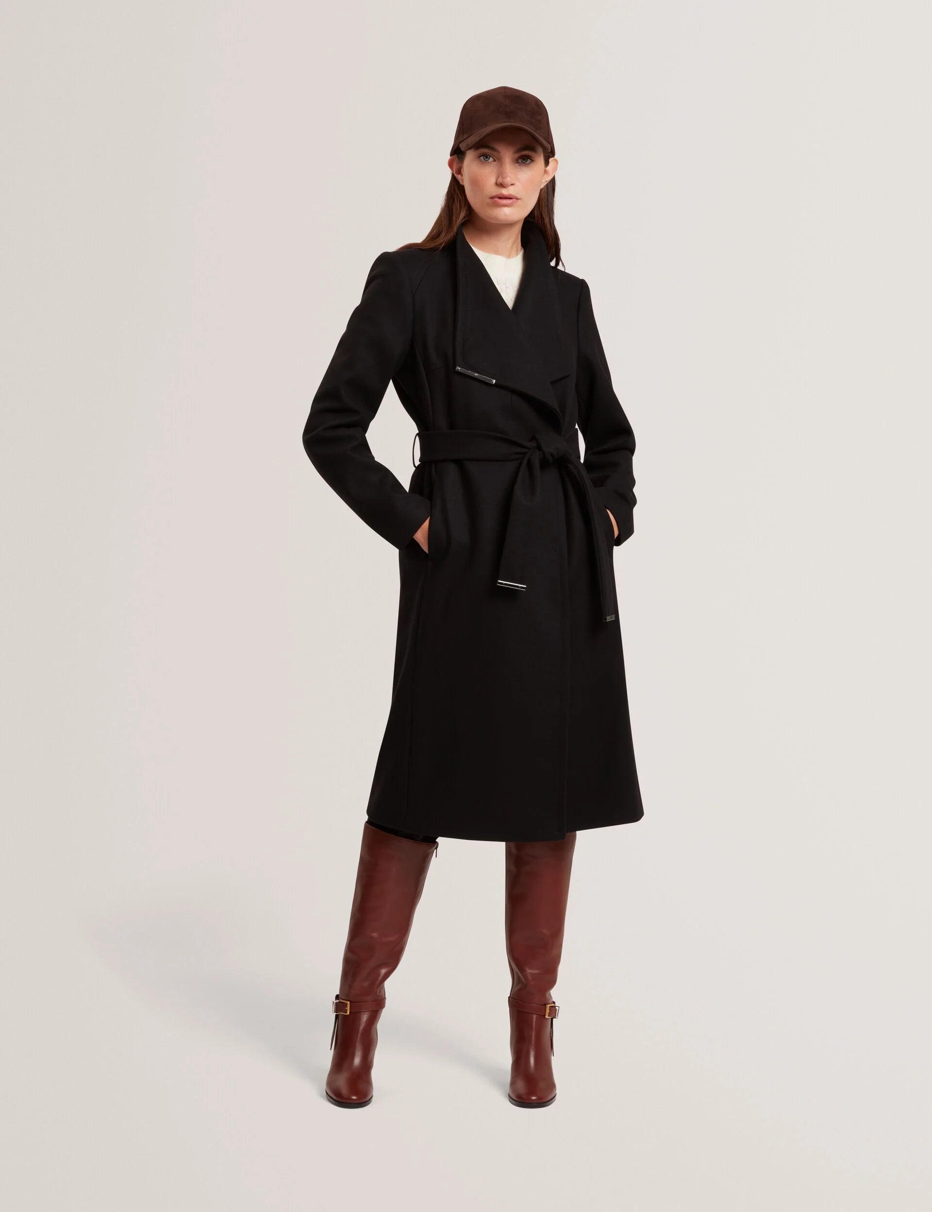 ted-baker-naisten-villakangastakki-rose-mid-lenght-belted-wool-coat-musta-1