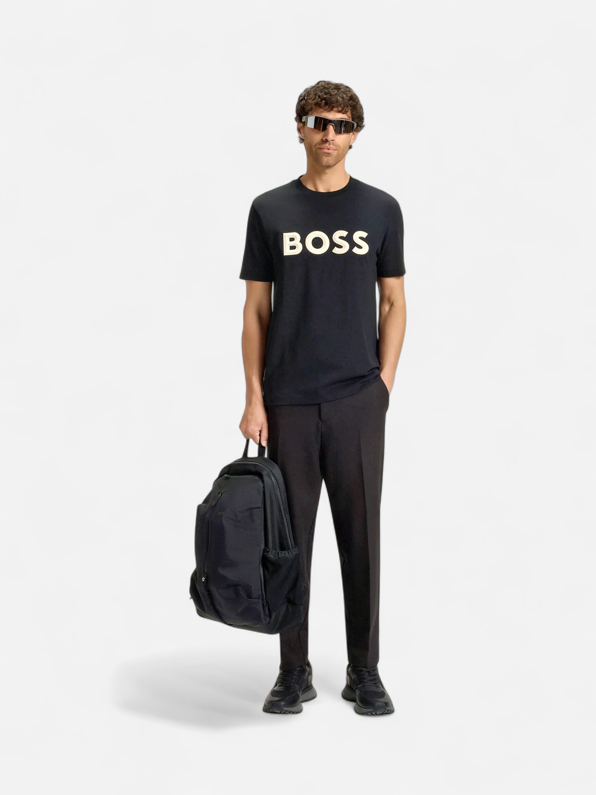 Hugo Boss miesten t-paita TEE ICONIC 001, musta - Kekäle.fi