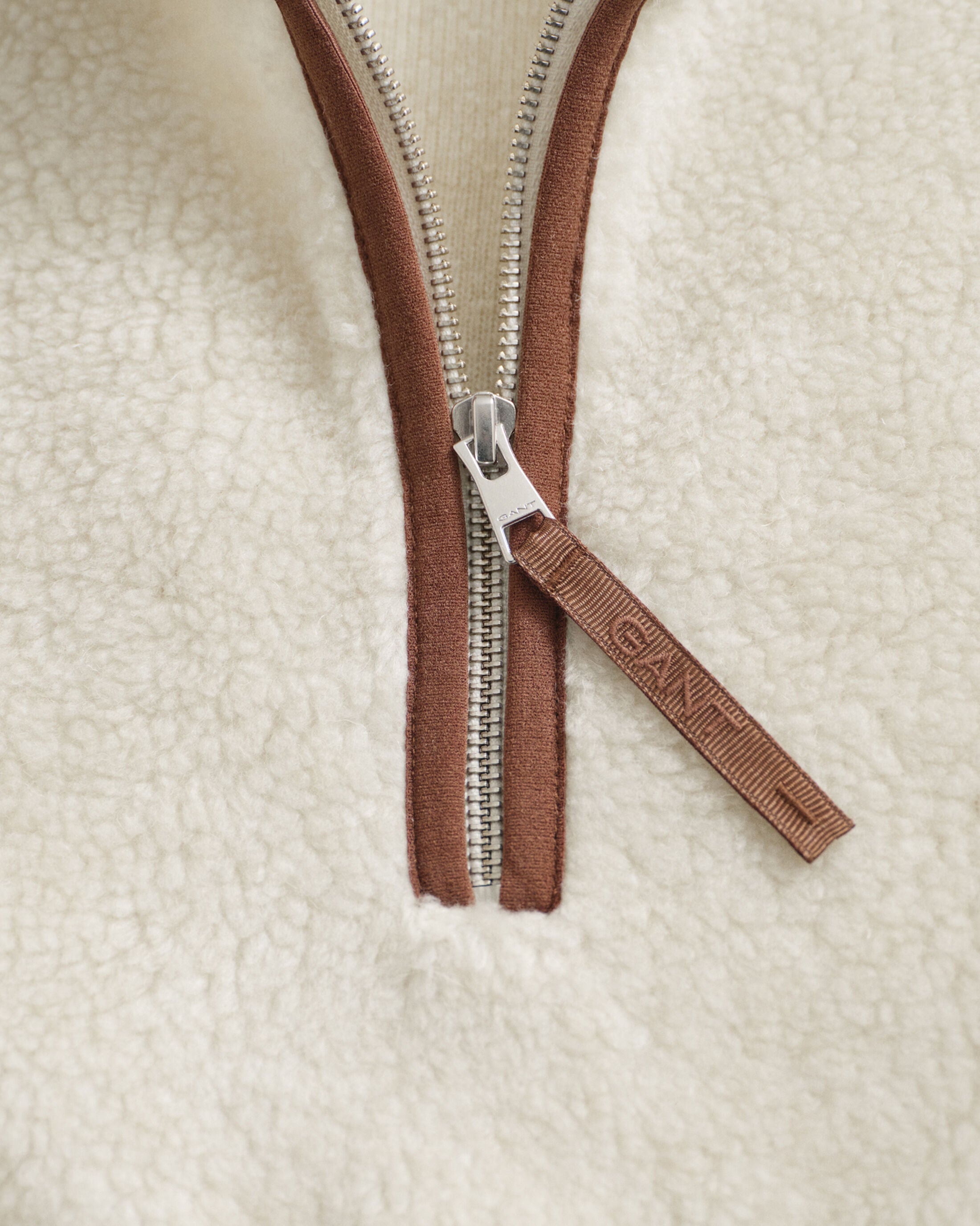 Gant miesten Half Zip fleece, hiekka