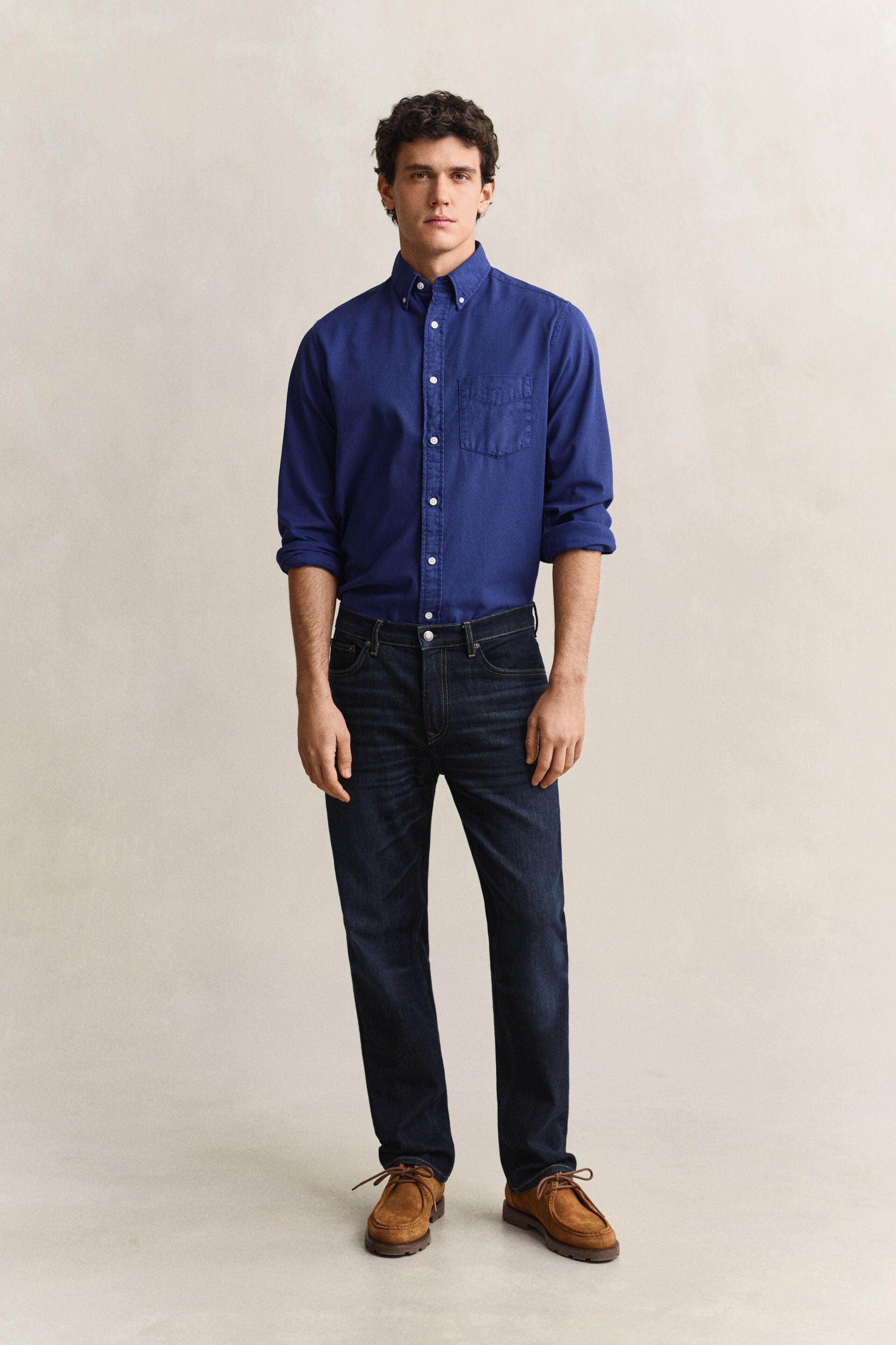 Gant miesten farkut Gant Jeans regular fit, sininen, indigo