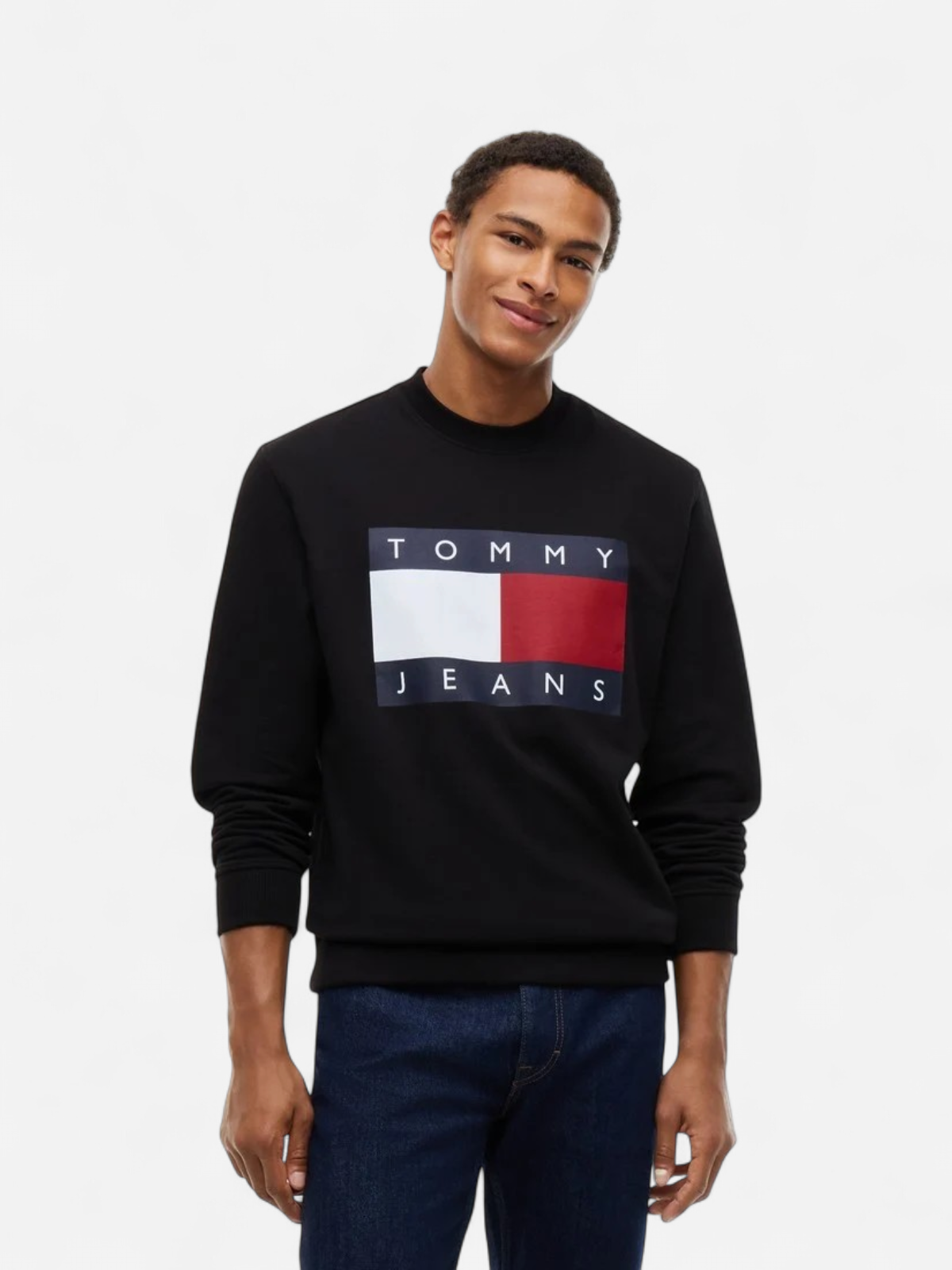 TJM REG BIG FLAG CNECK EXT MUSTA - Kekäle.fi
