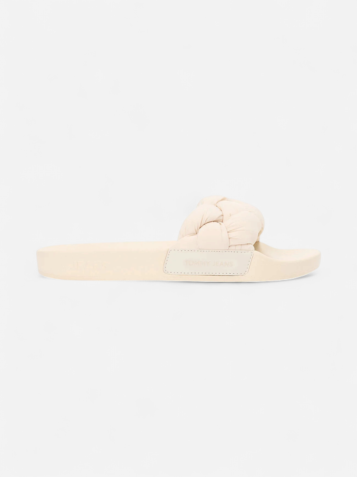 Tommy Hilfiger naisten sandaalit TJW Braided Slides, luonnonvalkoinen - Kekäle.fi