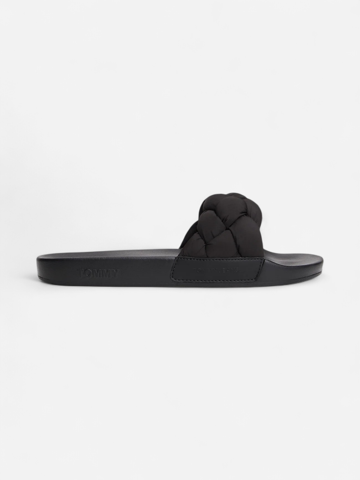 Tommy Hilfiger naisten sandaalit TJW Braided Slides, musta - Kekäle.fi
