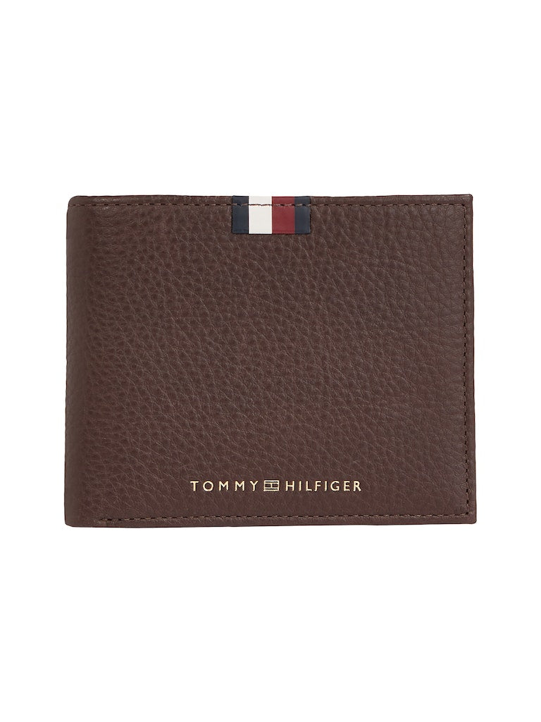Tommy Hilfiger Lompakko CORP MINI CC WALLET, Tummanruskea