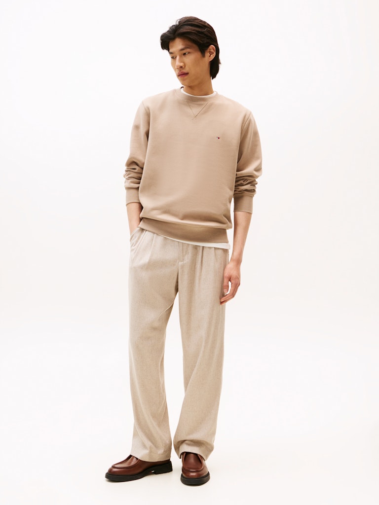 tommy-hilfiger-miesten-collegepusero-ess-seasonal-fleece-crewneck-beige-3