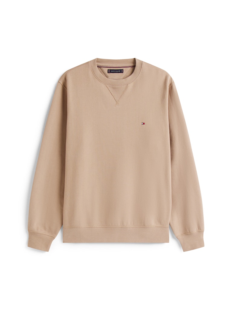 tommy-hilfiger-miesten-collegepusero-ess-seasonal-fleece-crewneck-beige-4