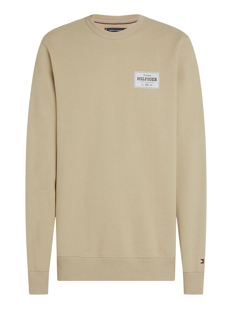 tommy-hilfiger-miesten-collegepusero-monotype-label-sweatshirt-beige-5