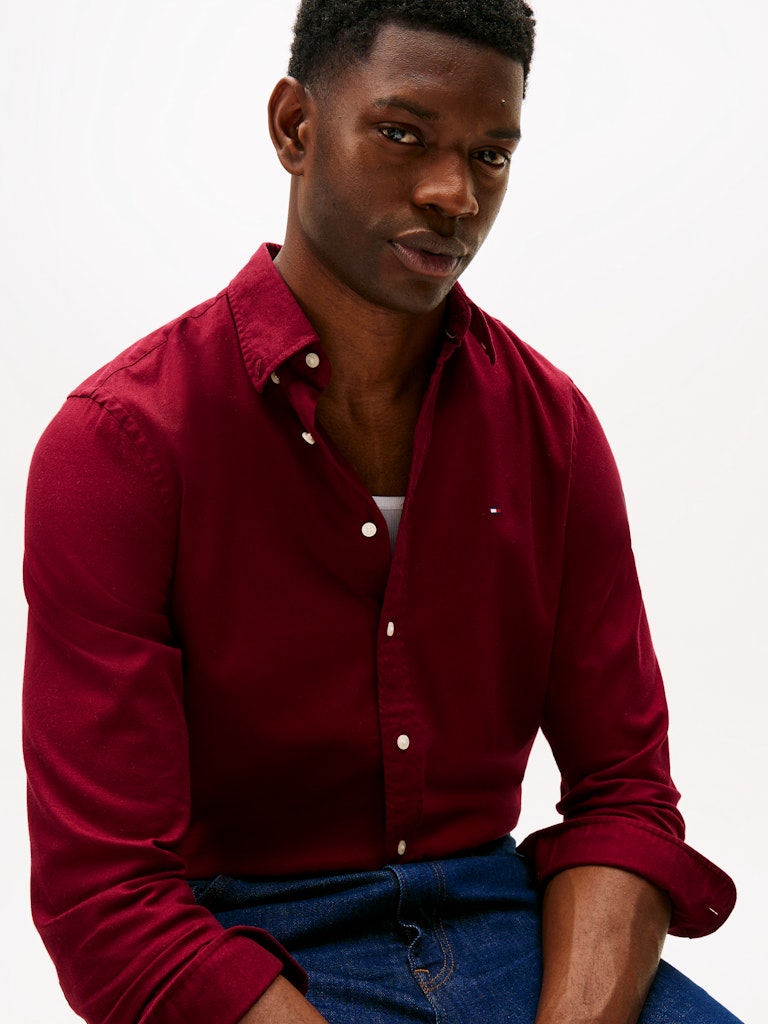 tommy-hilfiger-miesten-flanellipaita-flex-flannel-solid-rf-shirt-viininpunainen-5