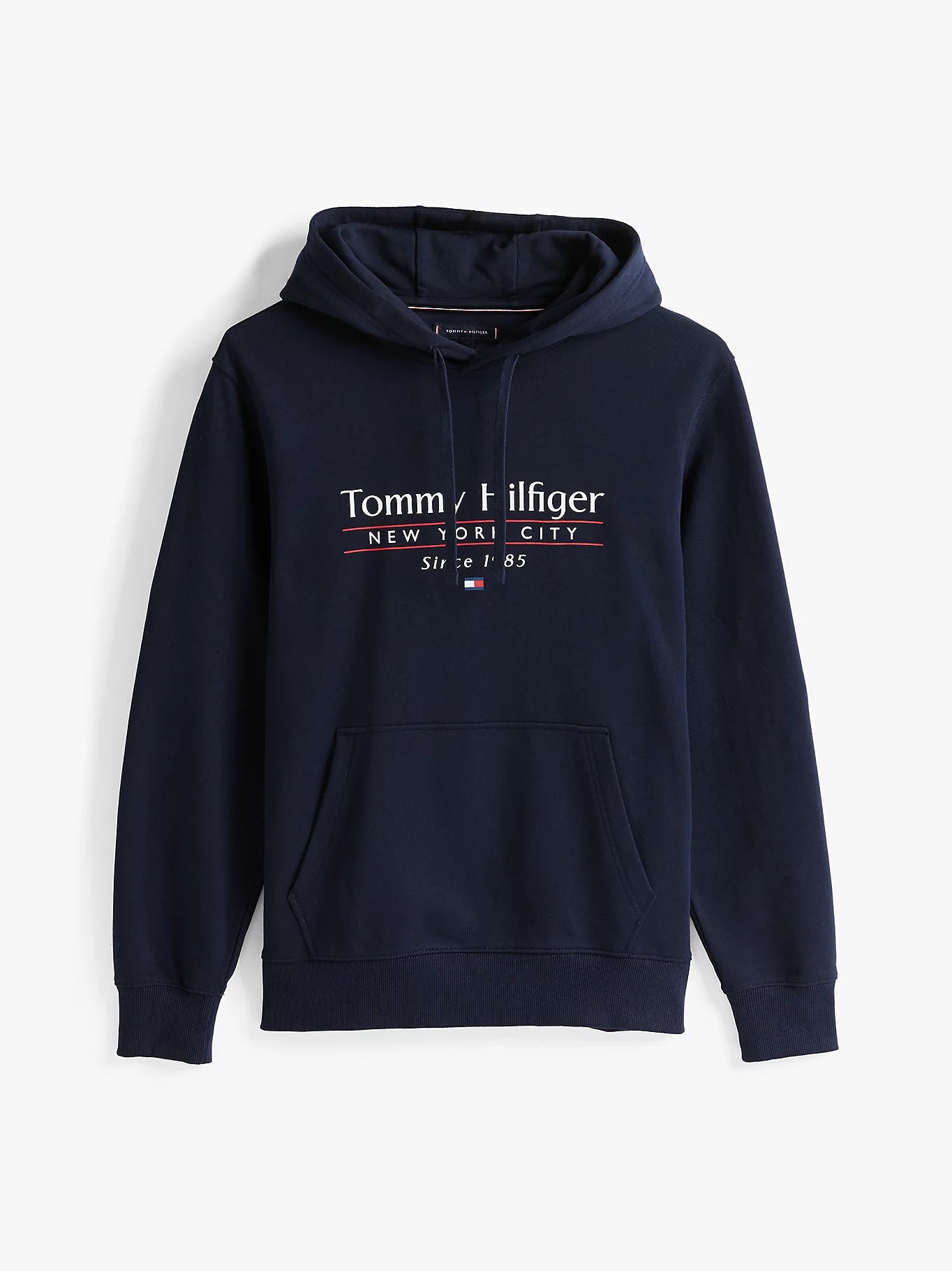 tommy-hilfiger-miesten-huppari-hilfiger-center-stack-hoody-tummansininen-3