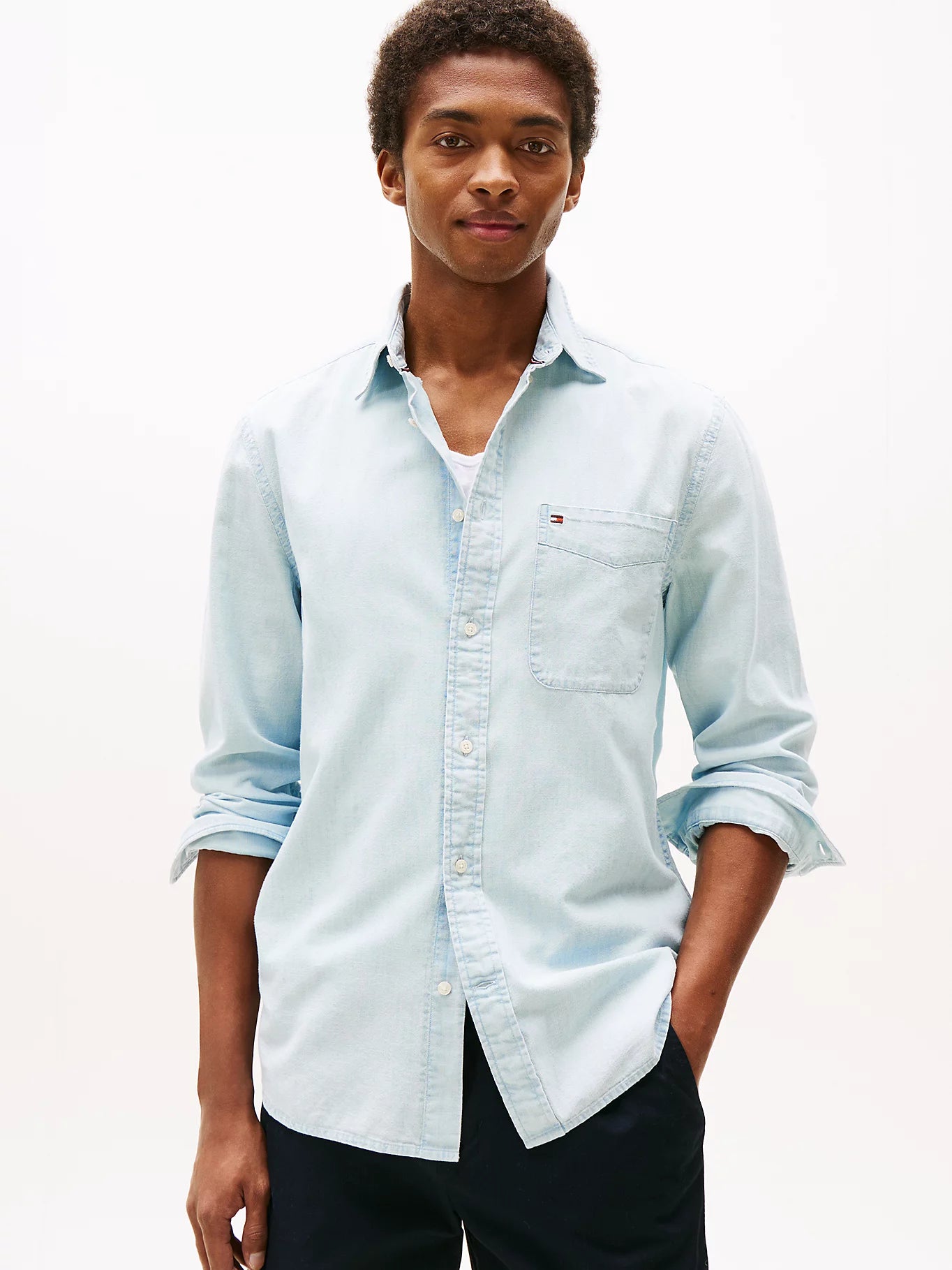 tommy-hilfiger-miesten-kauluspaita-chambray-pocket-rf-shirt-indigo-1