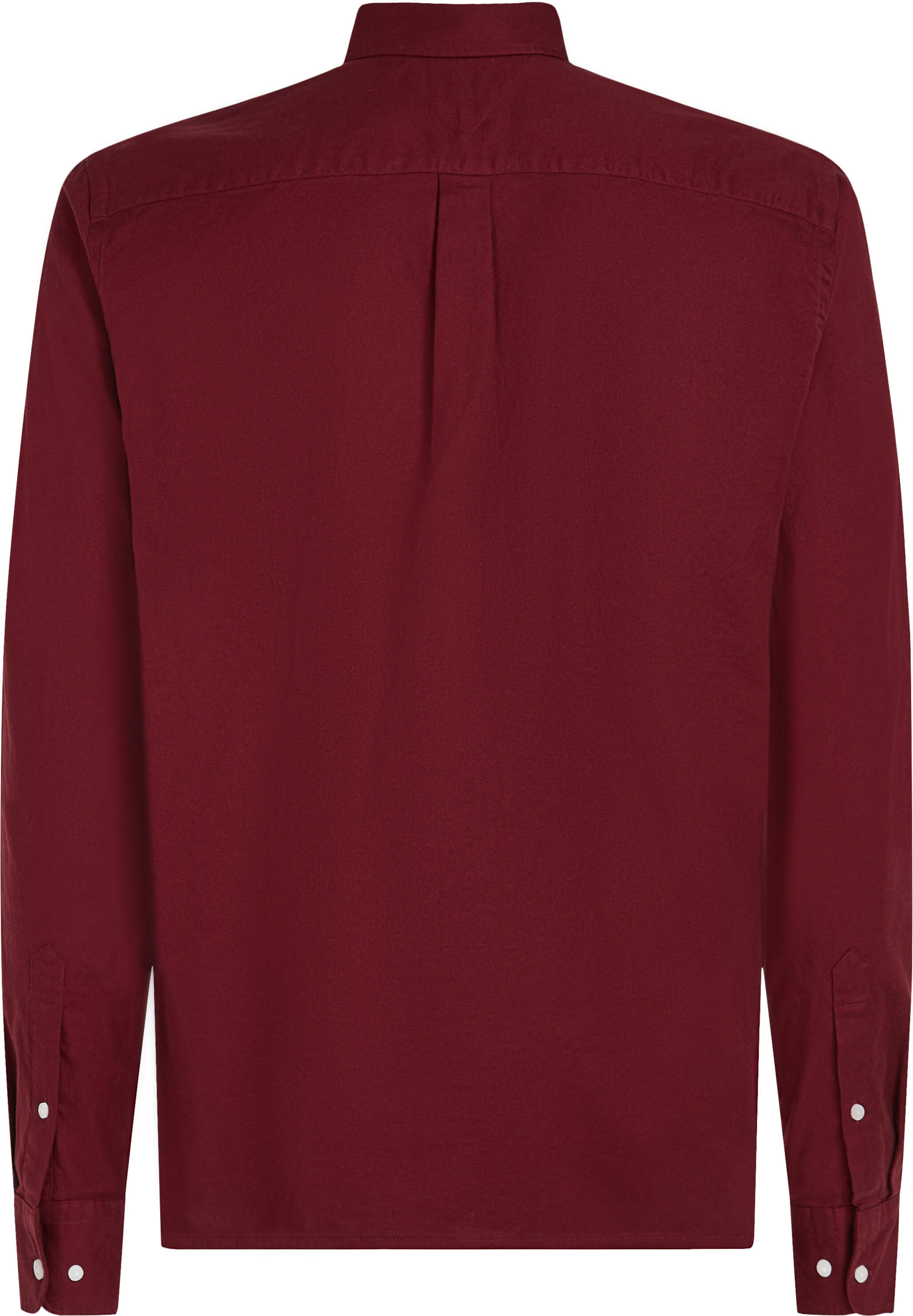 tommy-hilfiger-miesten-kauluspaita-flex-brushed-solid-rf-shirt-viininpunainen-2