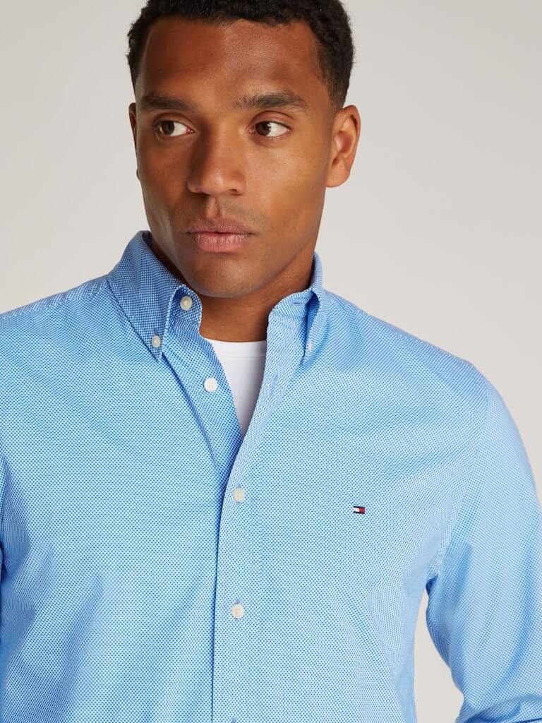 tommy-hilfiger-miesten-kauluspaita-flex-popolin-fake-solid-rf-keskisininen-4