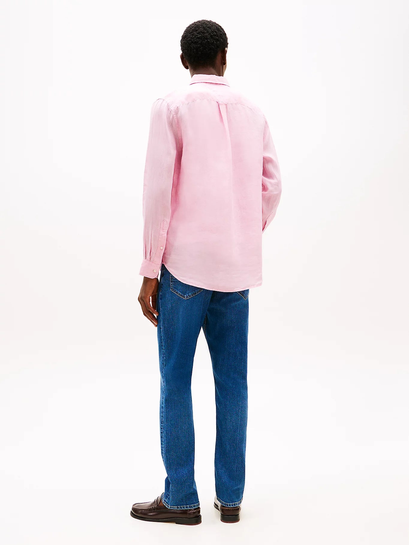 tommy-hilfiger-miesten-kauluspaita-pigement-dyed-linen-solid-vaaleanpunainen-2