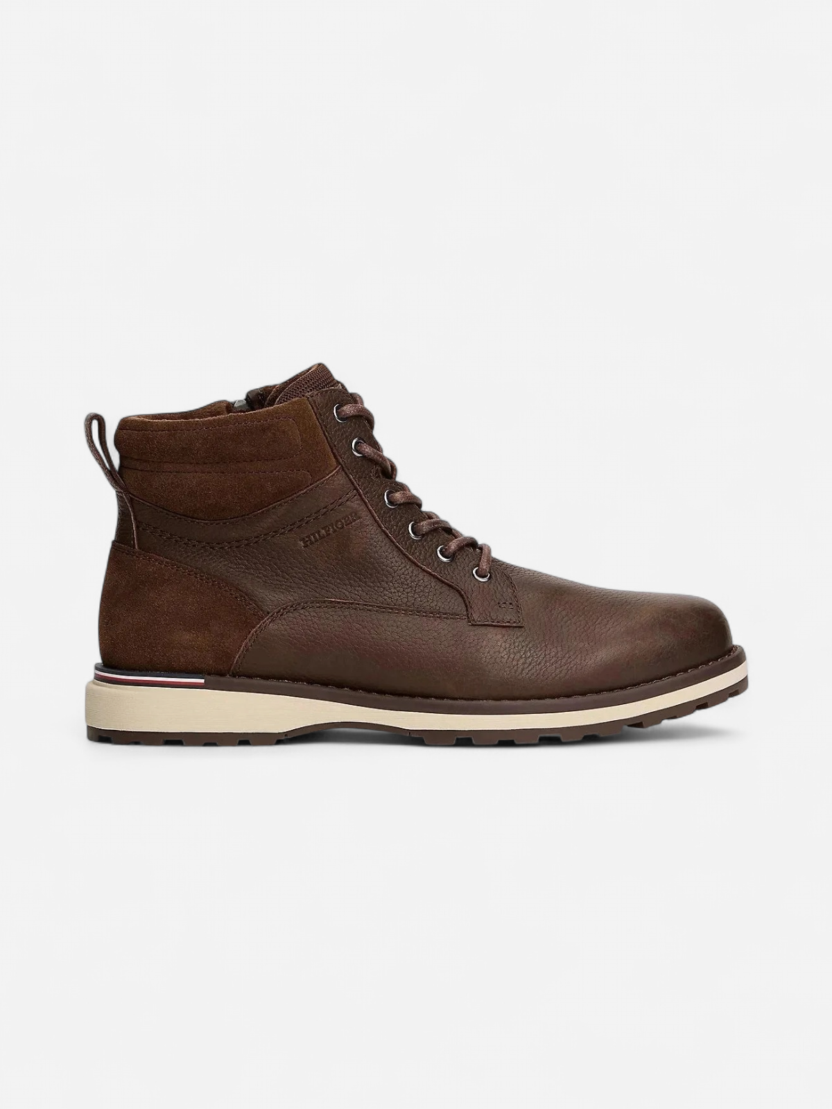 Tommy Hilfiger miesten kengät, CORPORATE W LEATHER LACE BOOT Tummanruskea - Kekäle.fi
