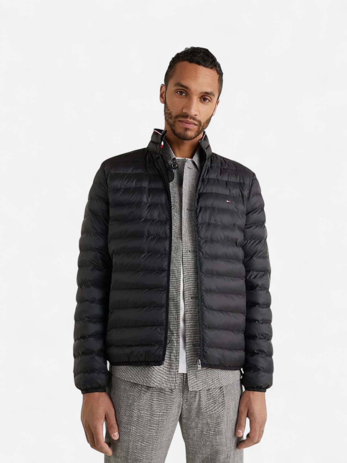 Tommy Hilfiger, Miesten Kevytvanutakki, CORE PACKABLE JACKET NOS Musta - Kekäle.fi