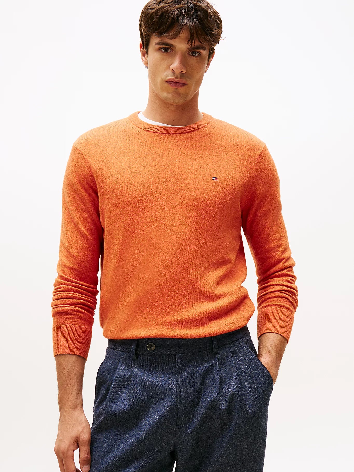 tommy-hilfiger-miesten-neule-pima-org-ctn-cashmere-crew-neck-oranssi-1