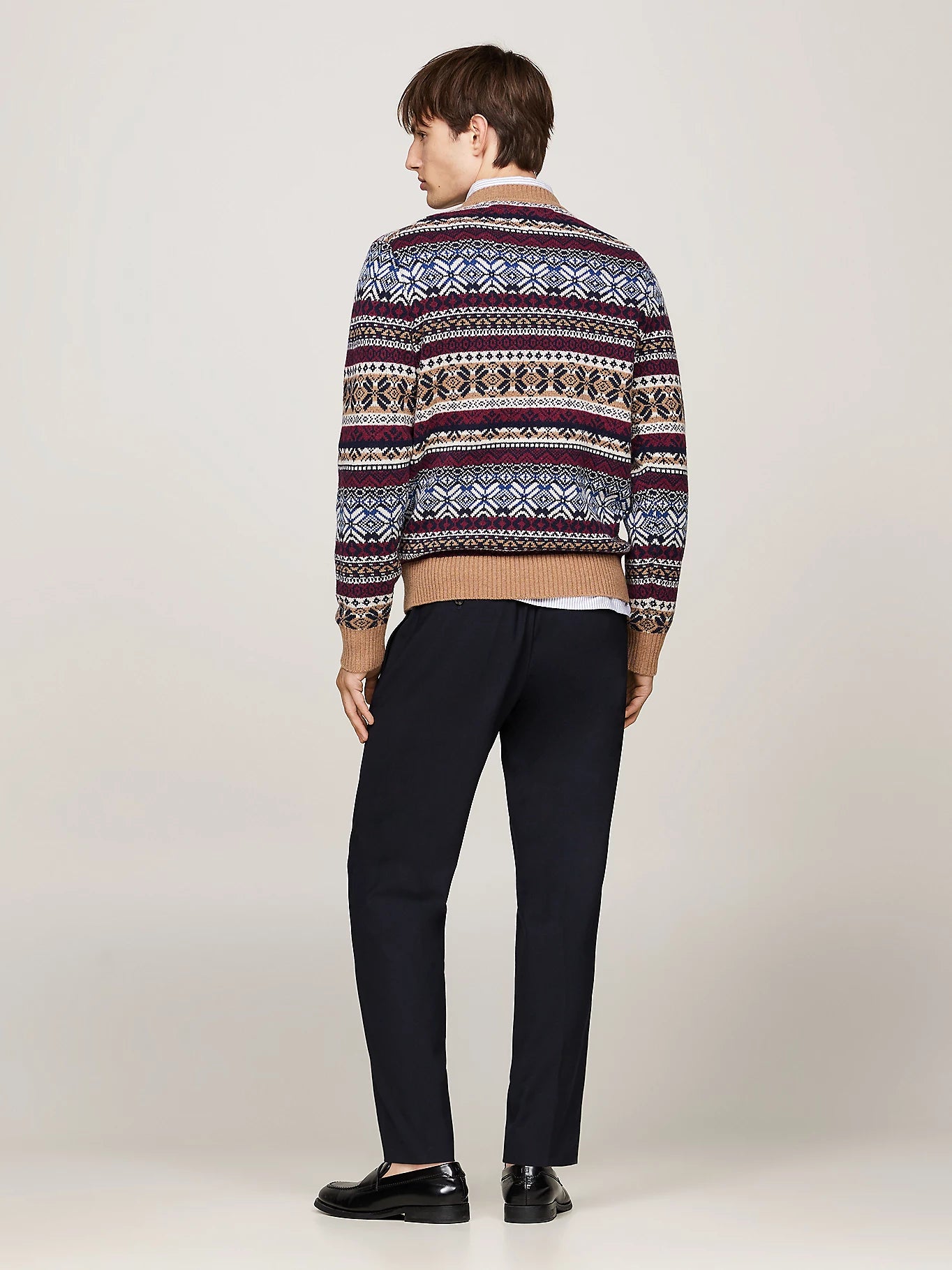 tommy-hilfiger-miesten-neulepusero-fairisle-ruskea-kuosi-2