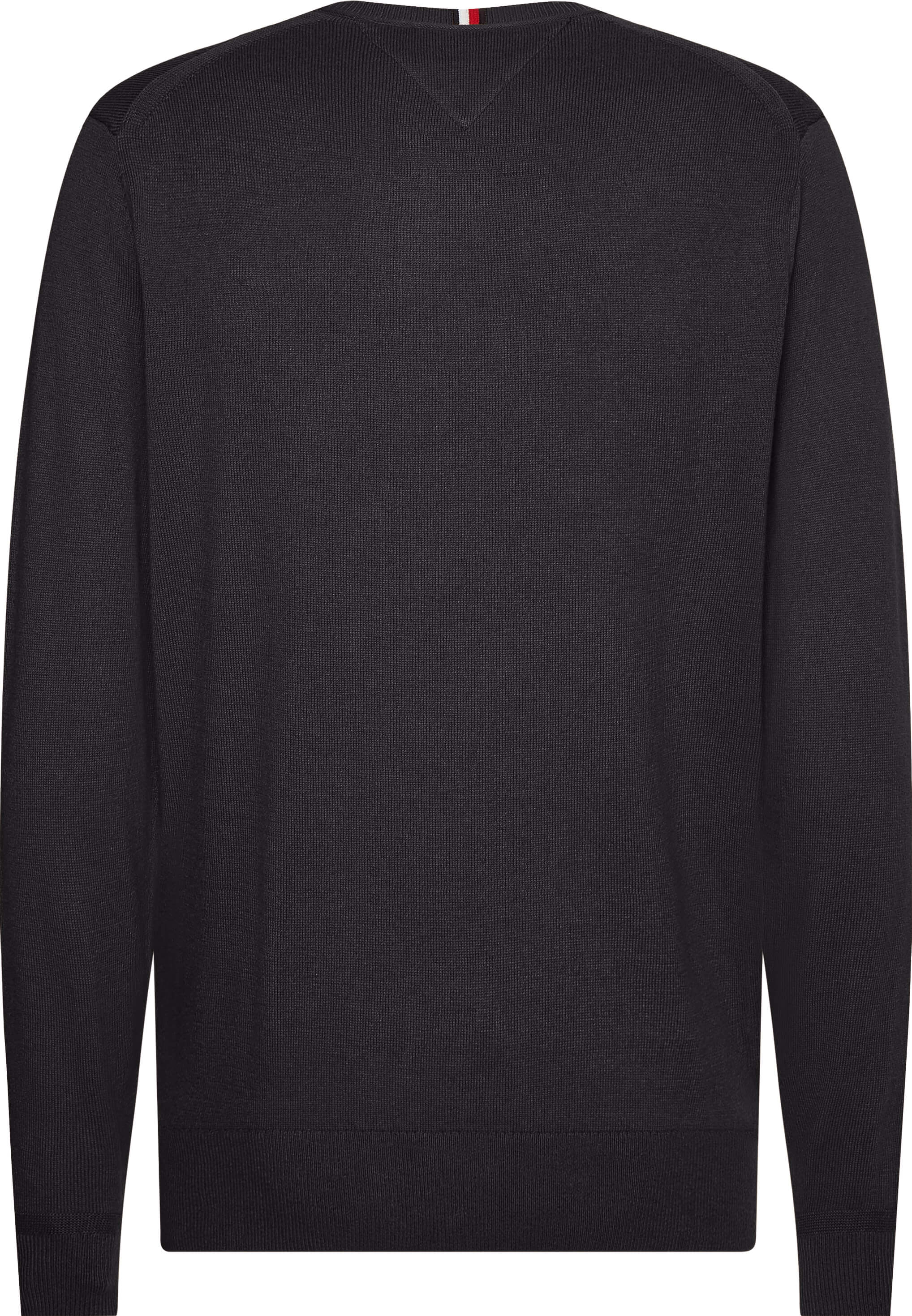 tommy-hilfiger-miesten-neulepusero-pima-org-ctn-cashmere-crew-tummanharmaa-2