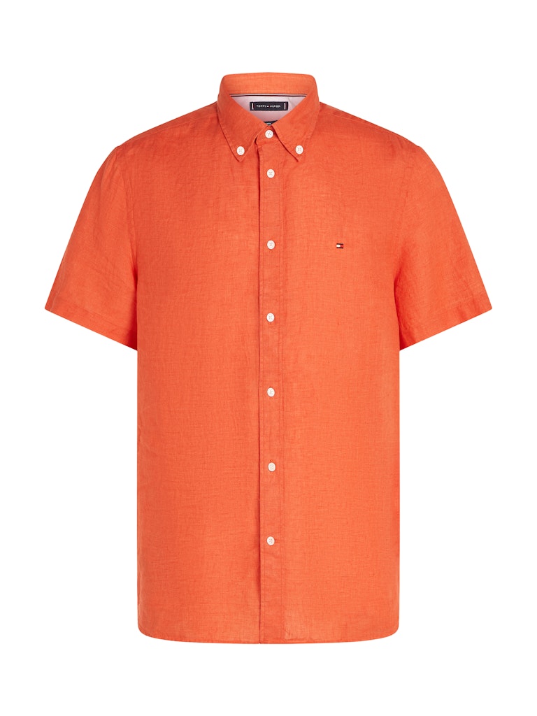 tommy-hilfiger-miesten-paita-pigment-dyed-linen-rf-ss-oranssi-3