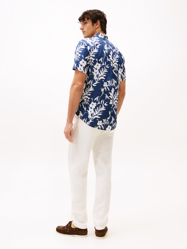 tommy-hilfiger-miesten-pellavapaita-linen-tropical-prt-ss-rf-shirt-sininen-kuosi-2
