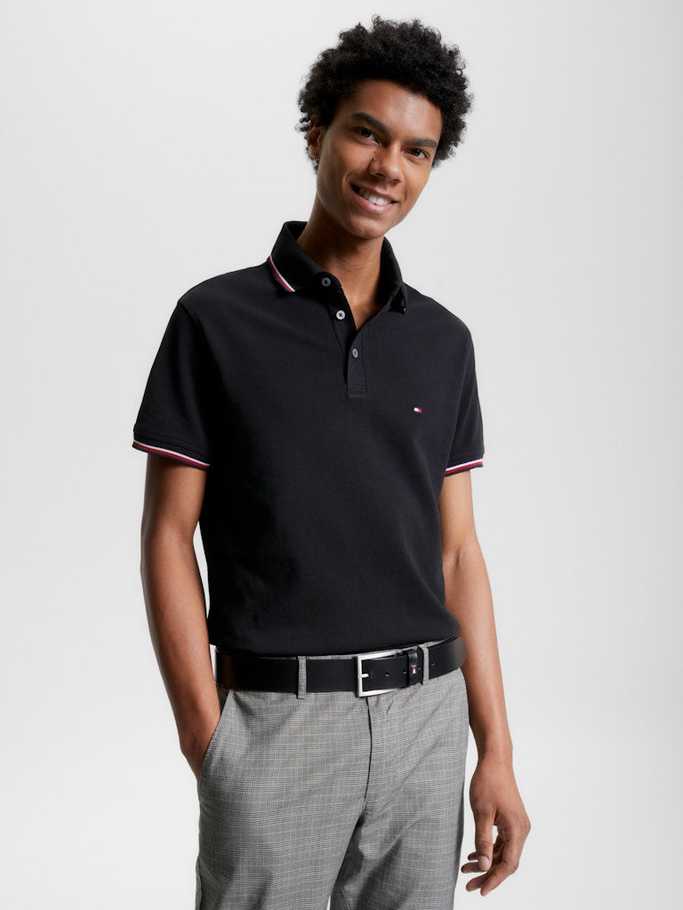 tommy-hilfiger-miesten-pikee-1985-rwb-tipped-musta-1