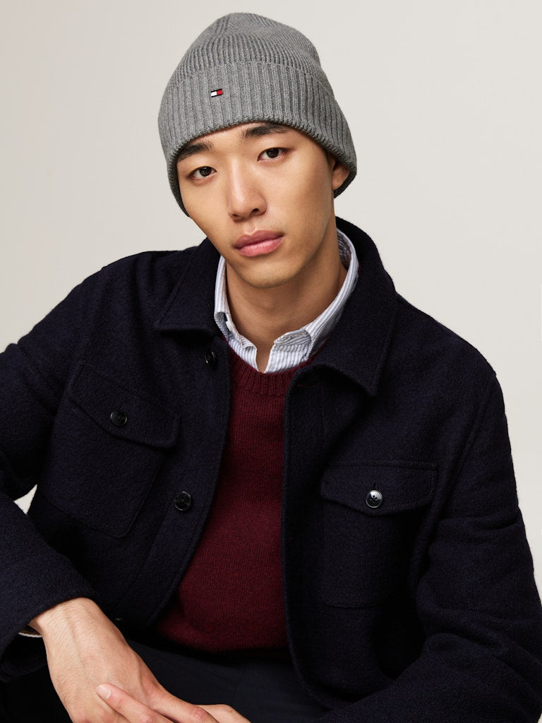 tommy-hilfiger-miesten-pipo-th-flag-pima-cotton-beanie-vaaleanharmaa-1