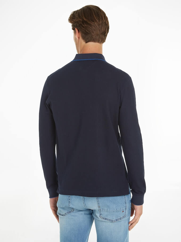 tommy-hilfiger-miesten-slim-fit-paita-dc-strcuture-ls-polo-tummansininen-2