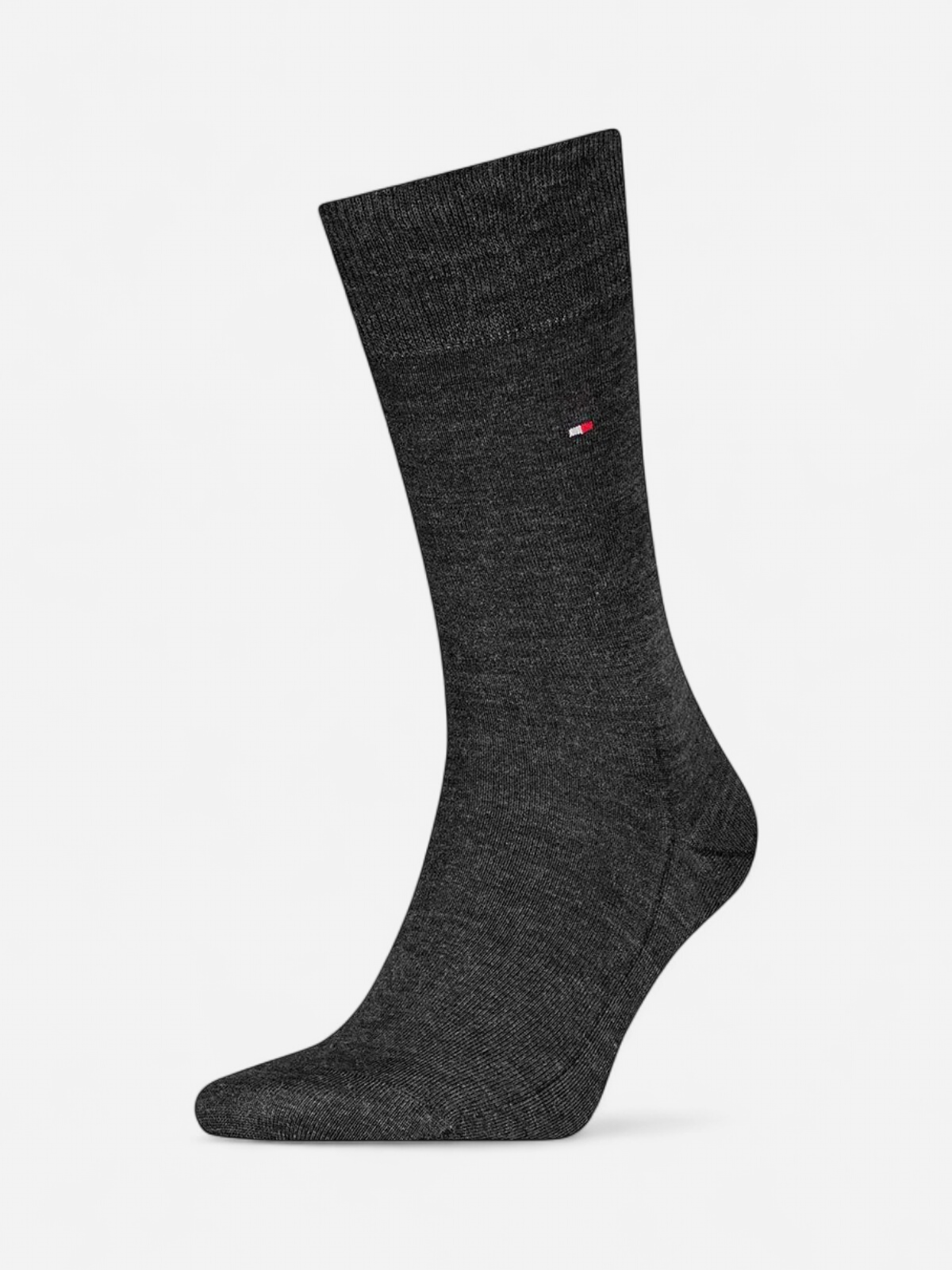 Tommy Hilfiger Miesten Sukat, PREMIUM MERCERIZED WOOL SOCK PUKUSUKKA NOS Tummanharmaa - Kekäle.fi