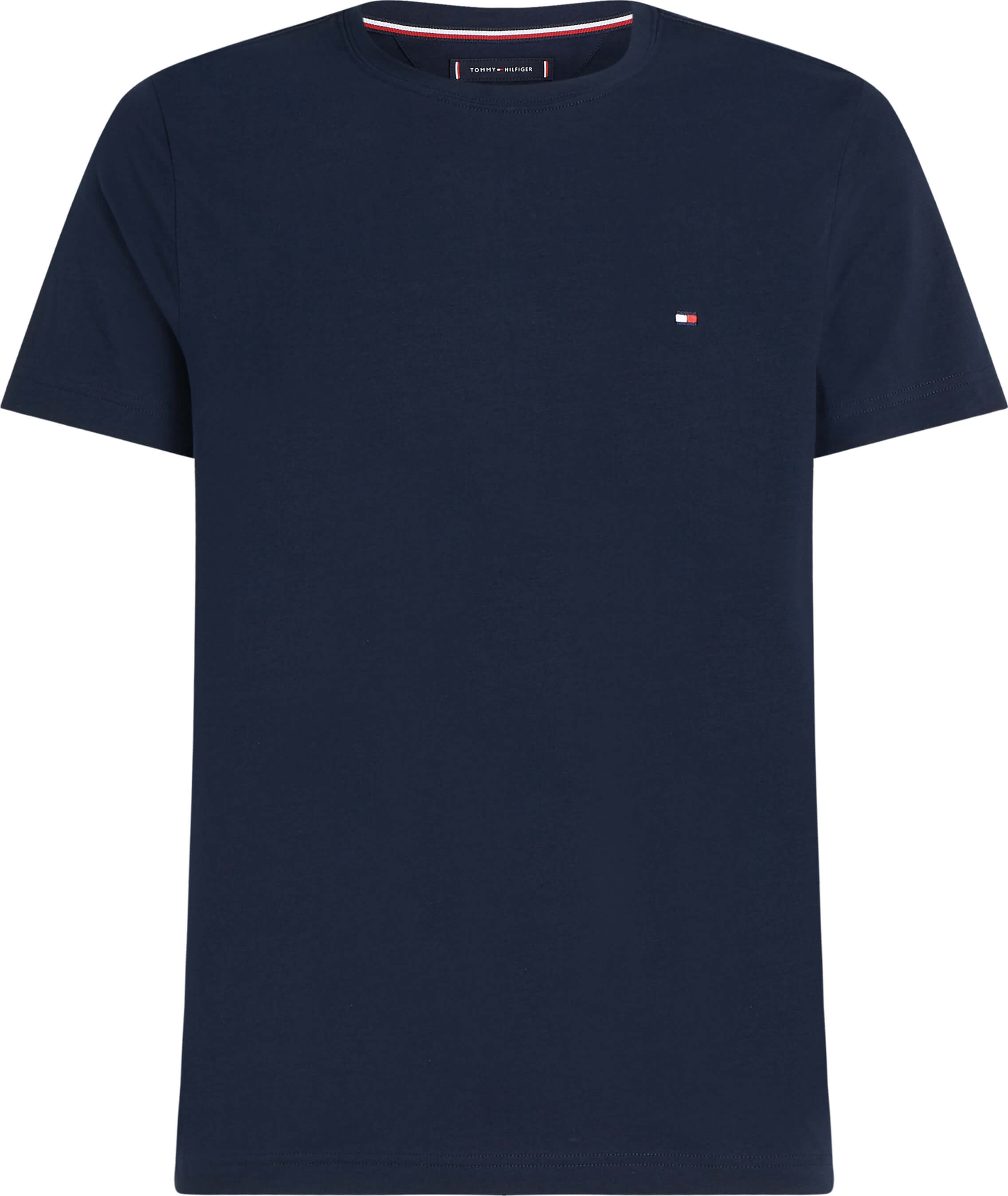 tommy-hilfiger-miesten-t-paita-core-stretch-slim-c-nk-tee-tummansininen-1