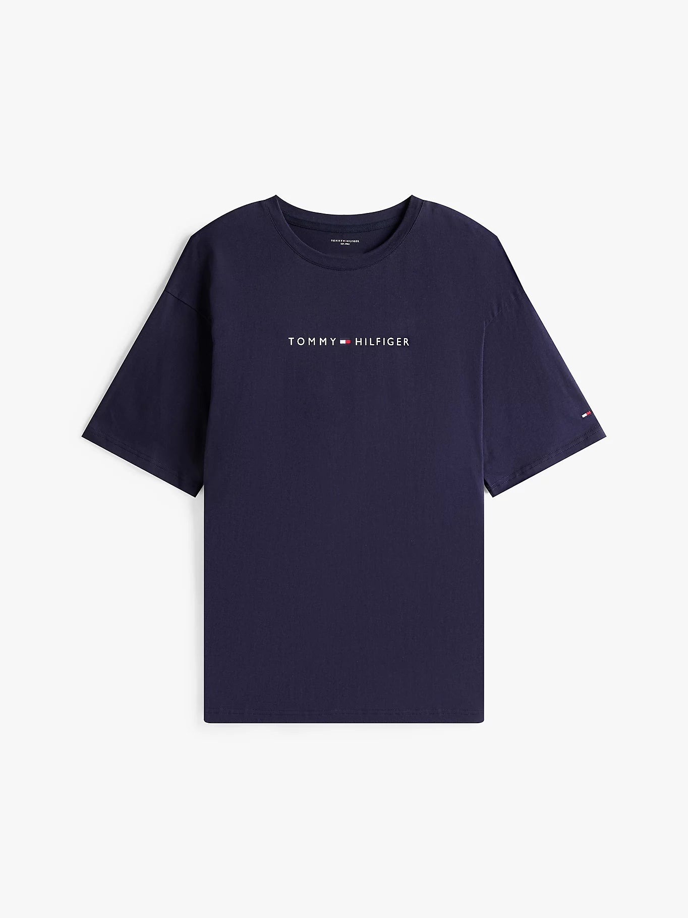 tommy-hilfiger-miesten-t-paita-ss-tee-cont-logo-tummansininen-3