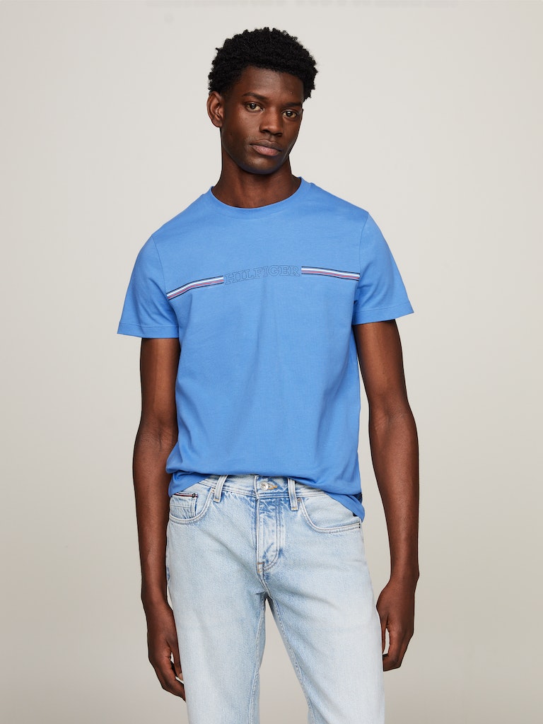 tommy-hilfiger-miesten-t-paita-stripe-chest-tee-keskisininen-1