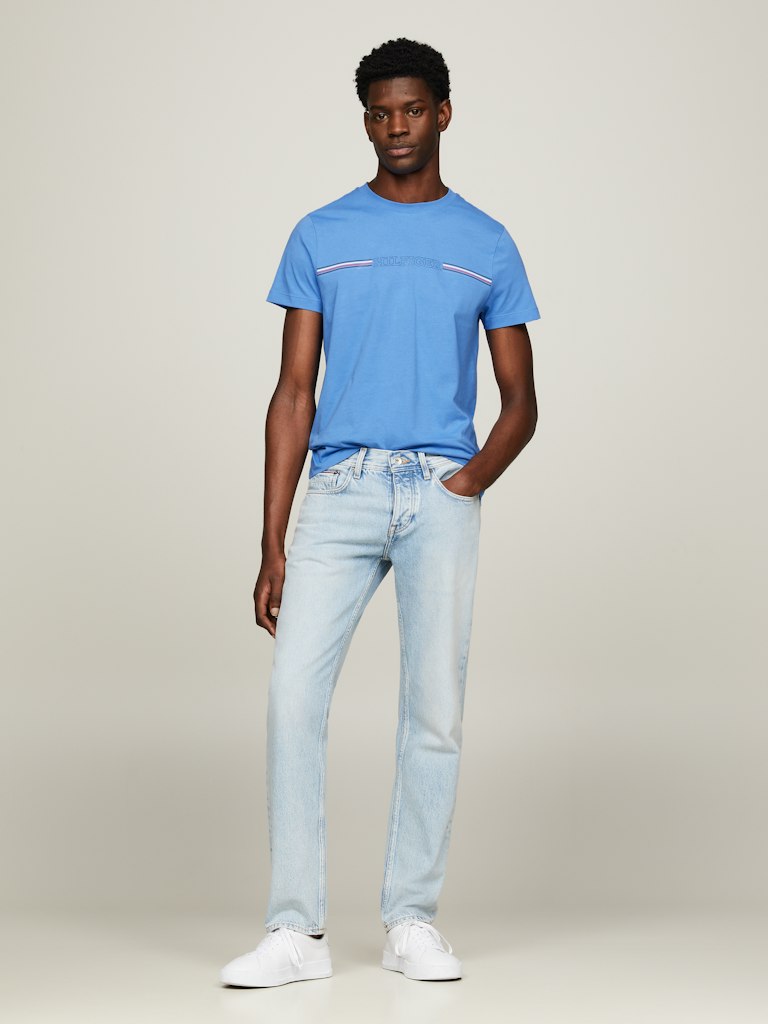 tommy-hilfiger-miesten-t-paita-stripe-chest-tee-keskisininen-4