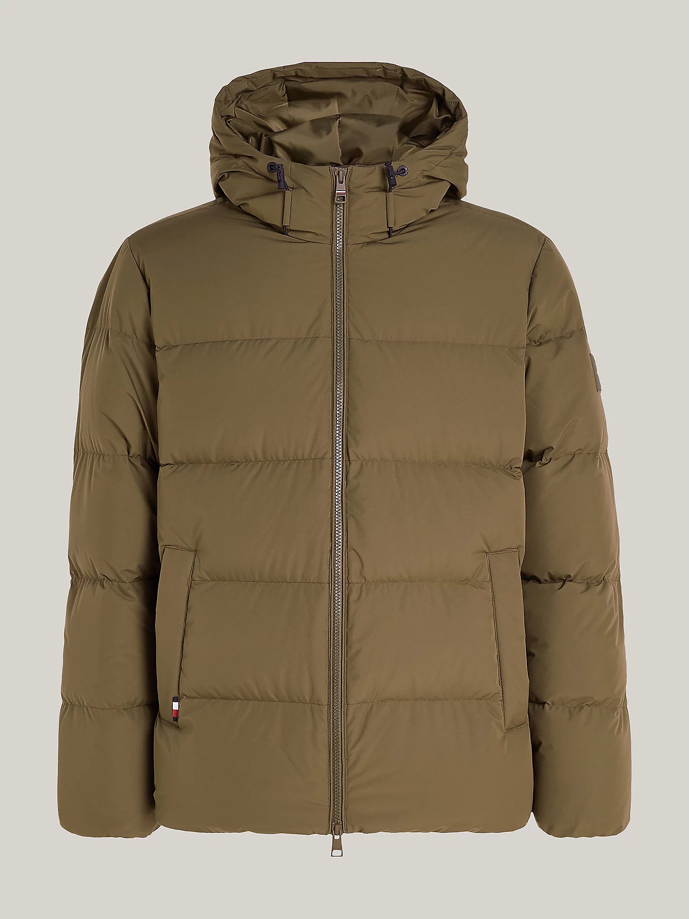 tommy-hilfiger-miesten-untuvatakki-k-down-hooded-puffer-armeijanvihrea-2