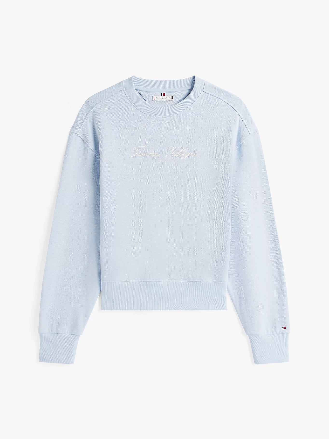 tommy-hilfiger-naisten-college-script-reg-pique-sweater-vaaleansininen-3
