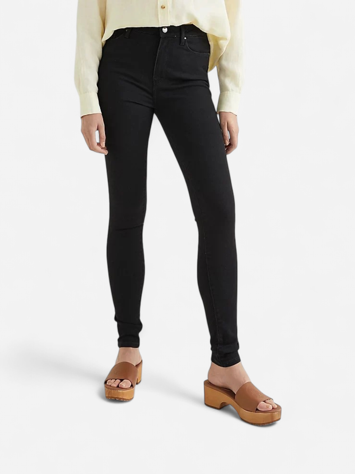 Tommy Hilfiger Naisten Farkut, TH FLEX HARLEM U SKINNY HW BLACK Musta - Kekäle.fi